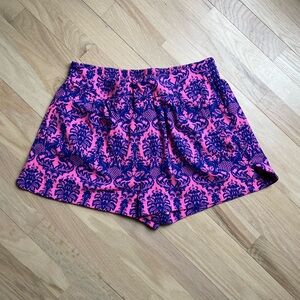 Pim + Larkin Pink and Blue Patterned Shorts